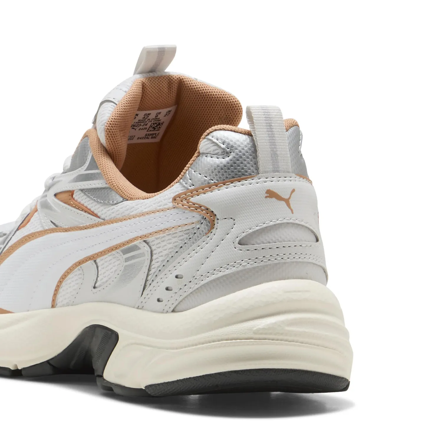 Puma Milenio Tech scarpe training bambino grigio rosso
