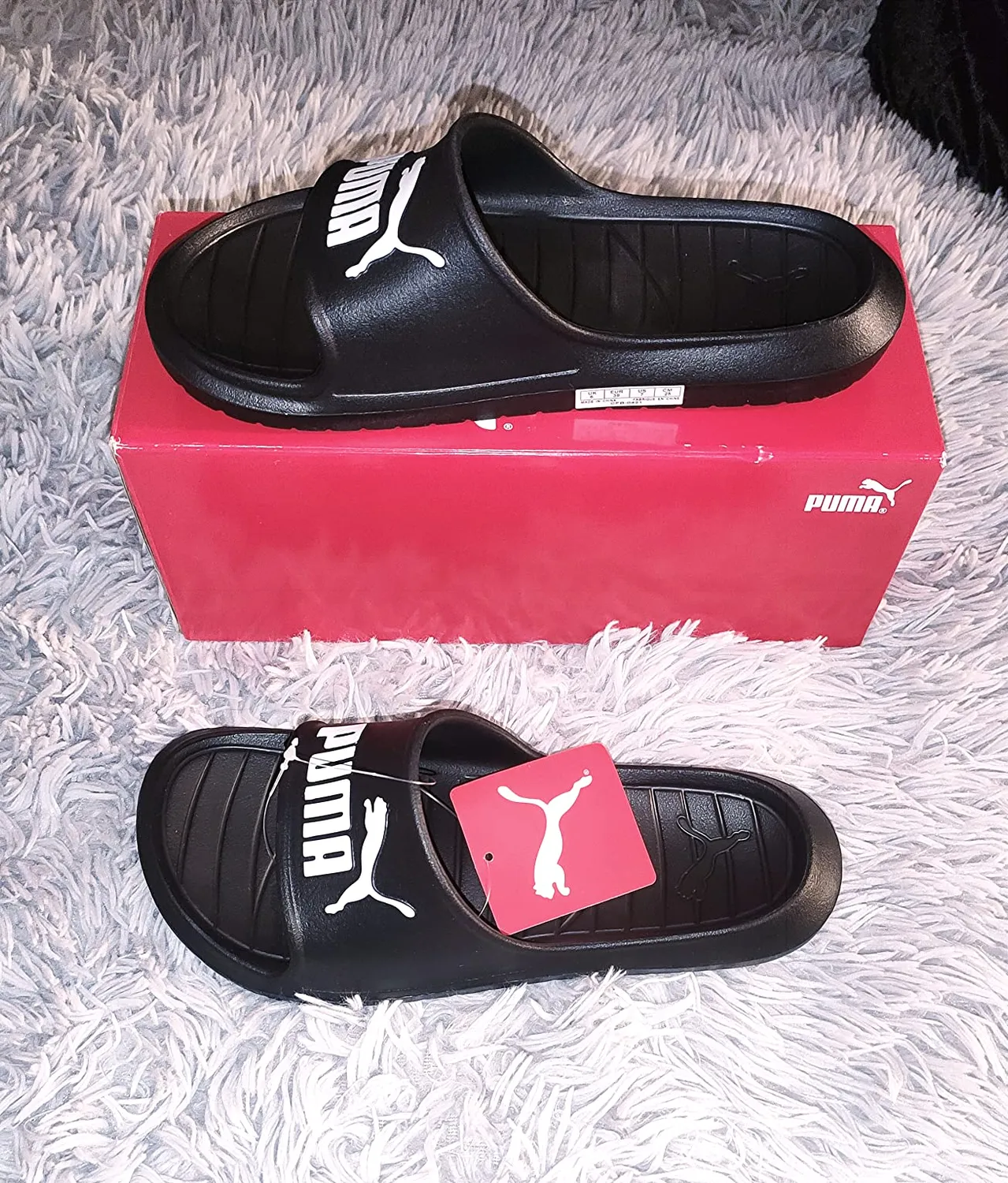 Puma Divecat V2 Ciabatte Slide Unisex Nere Morbide 39 EU