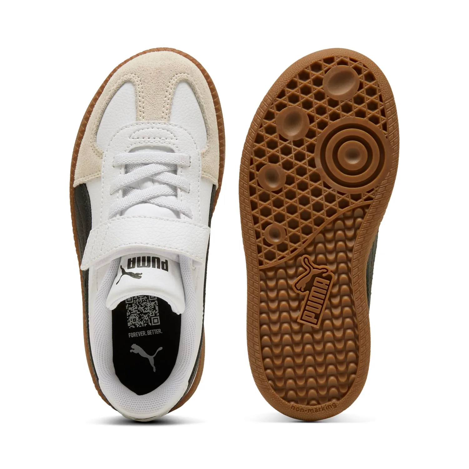 Puma Club LT AC+ PS sneakers bimbo bianco rosa