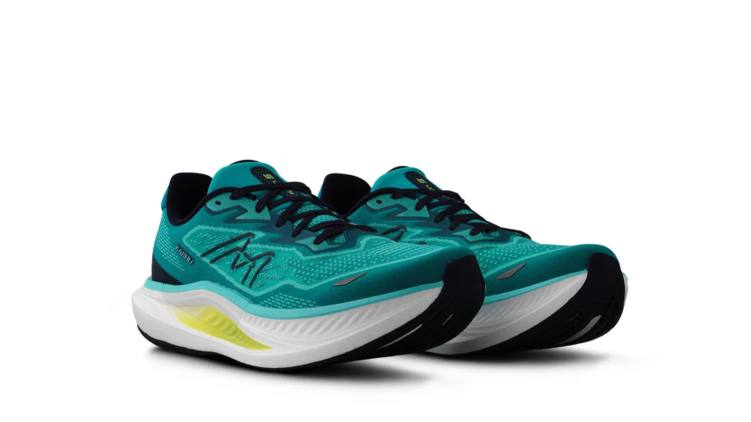 Karhu Fusion 5.0 scarpe corsa Baltic Wild Lime reattive