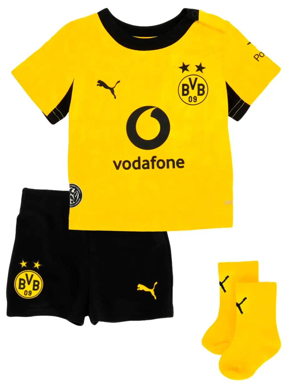 PUMA Borussia Dortmund Babykit 26/27 tuta neonato casa