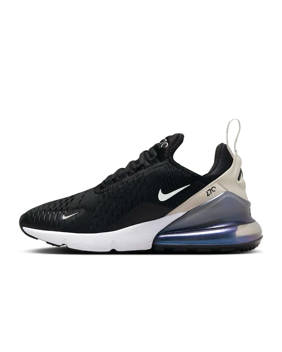 Nike Air Max 270 sneaker donna nero argento 38.5 EU