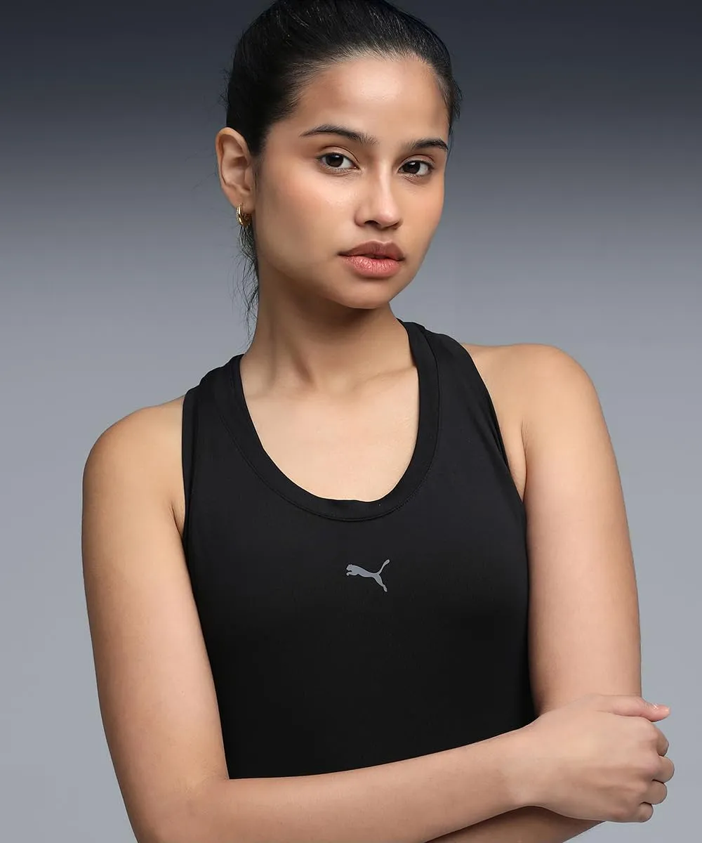 Puma Cloudspun Racerback Tank canotta donna nera