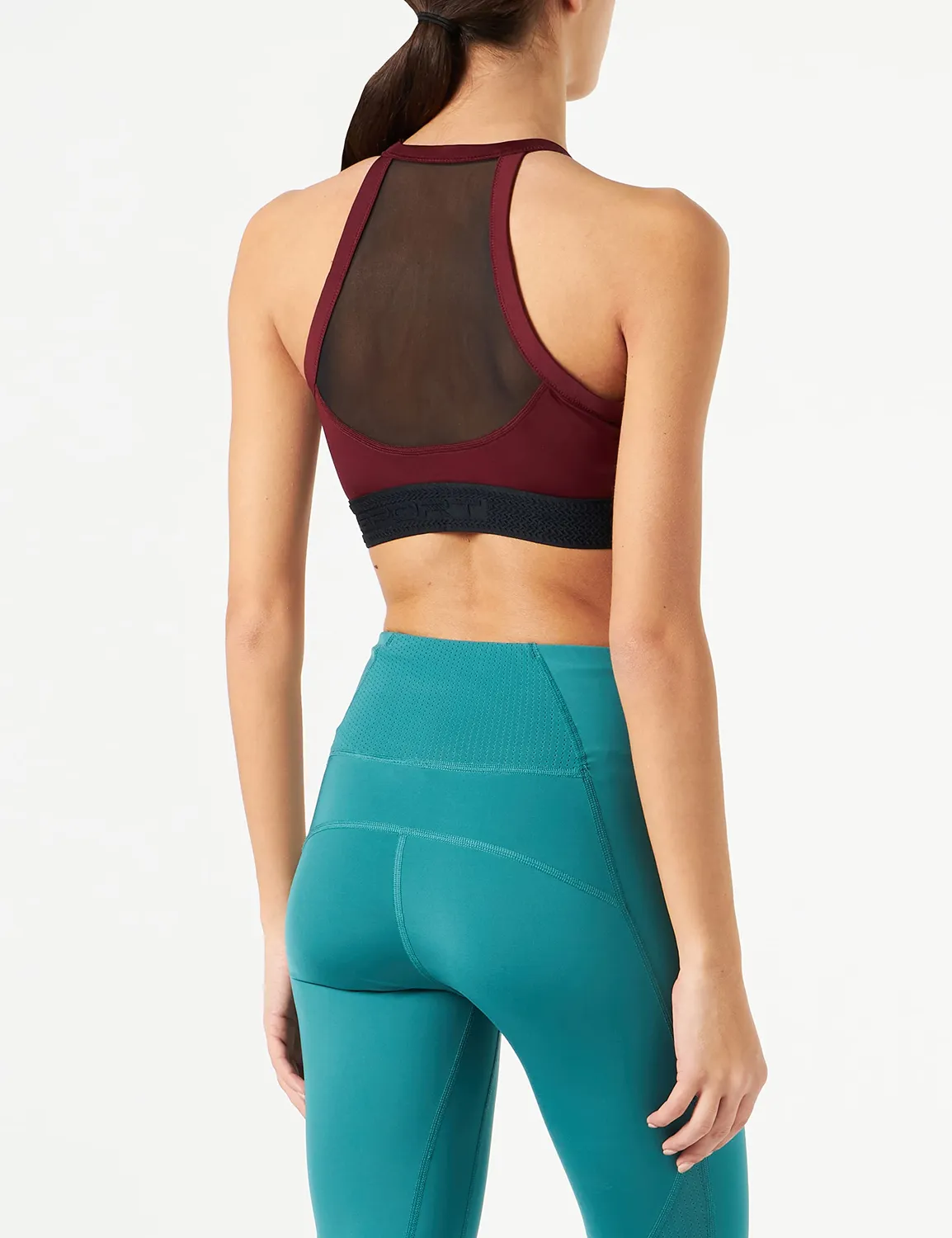 Lotto Feel-Fit High Neck top sportivo donna