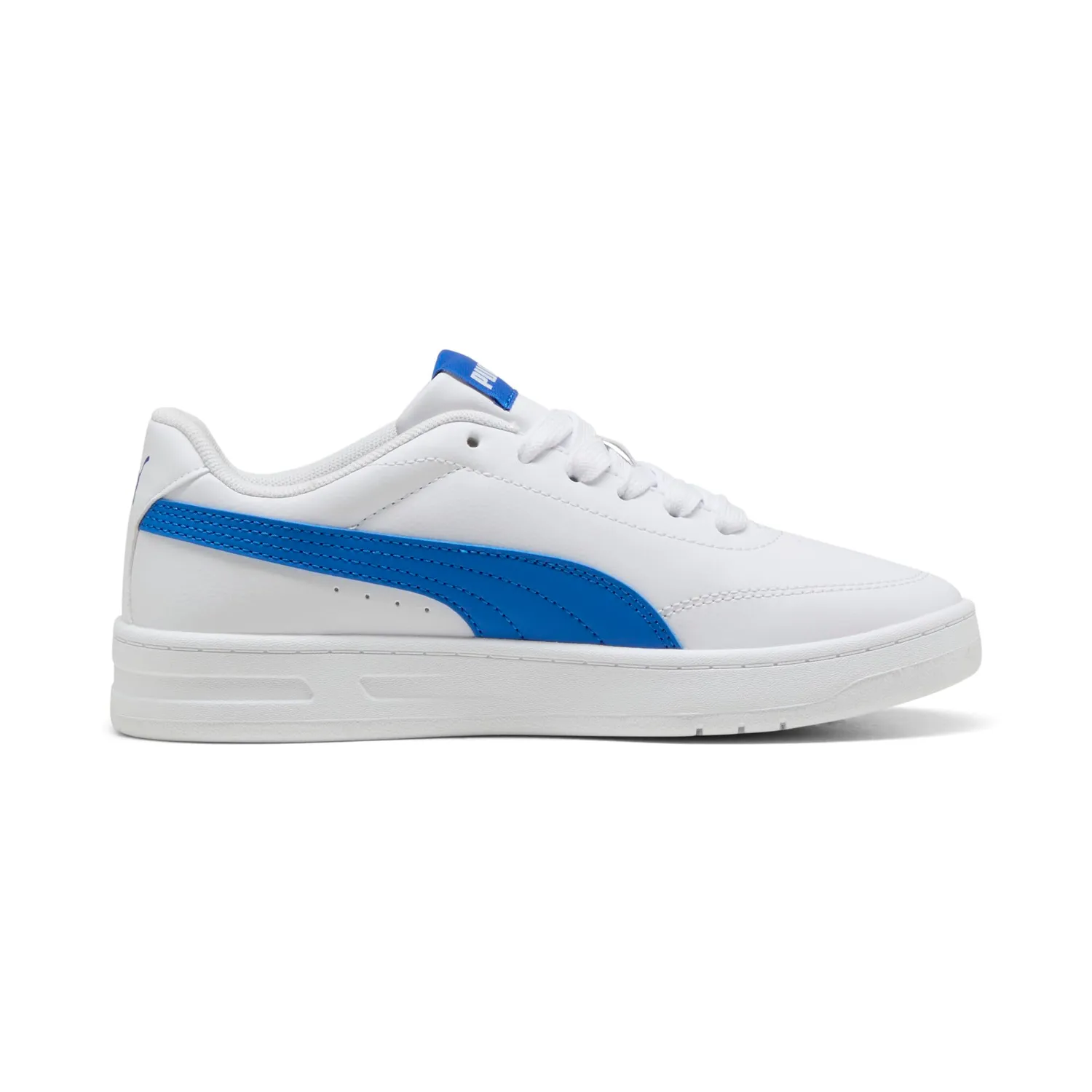 Puma Court Classic Clean Jr scarpe bianco-blu bimbo