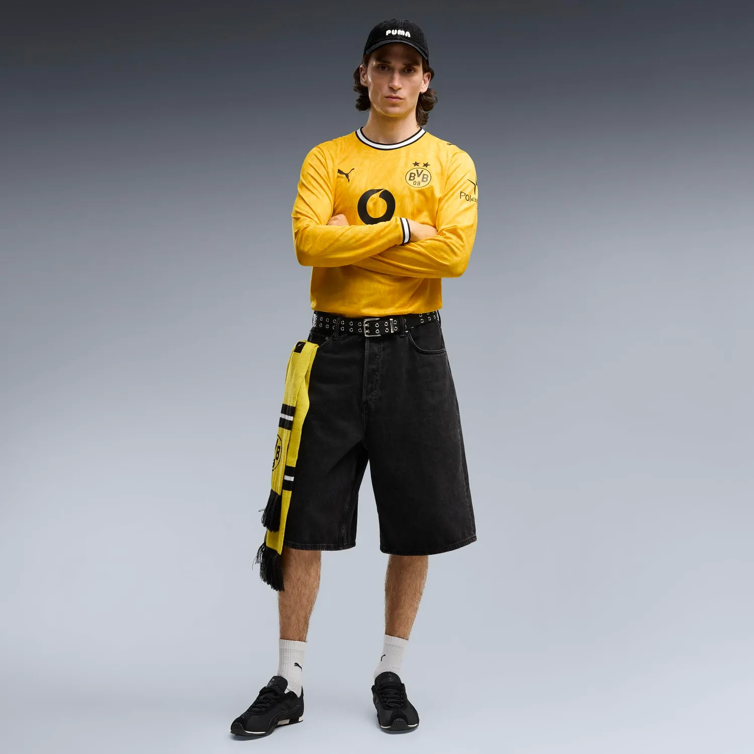 Puma Borussia Dortmund Replica LS 26/27 maglia manica lunga