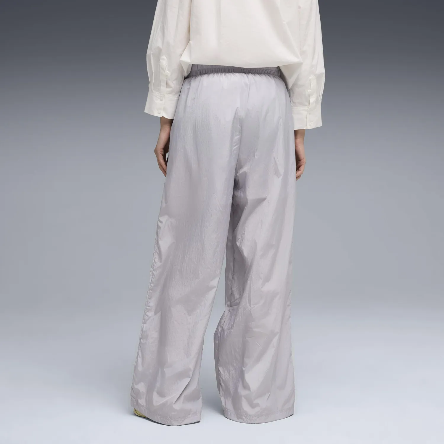 Puma Sport Relaxed Woven Pantaloni Donna Vibrant Silver