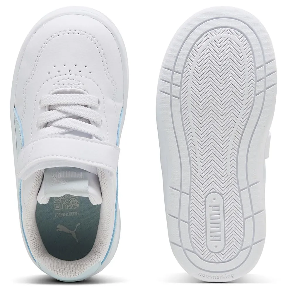 Puma Court Lally AC+ Inf sneakers bimba 19 EU bianco blu