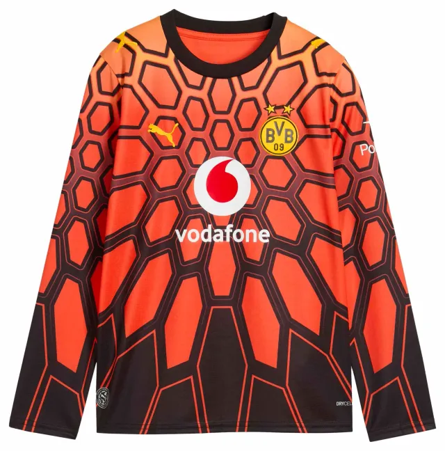 PUMA Borussia Dortmund GK Replica LS Jr 26/27 maglia 140 portiere