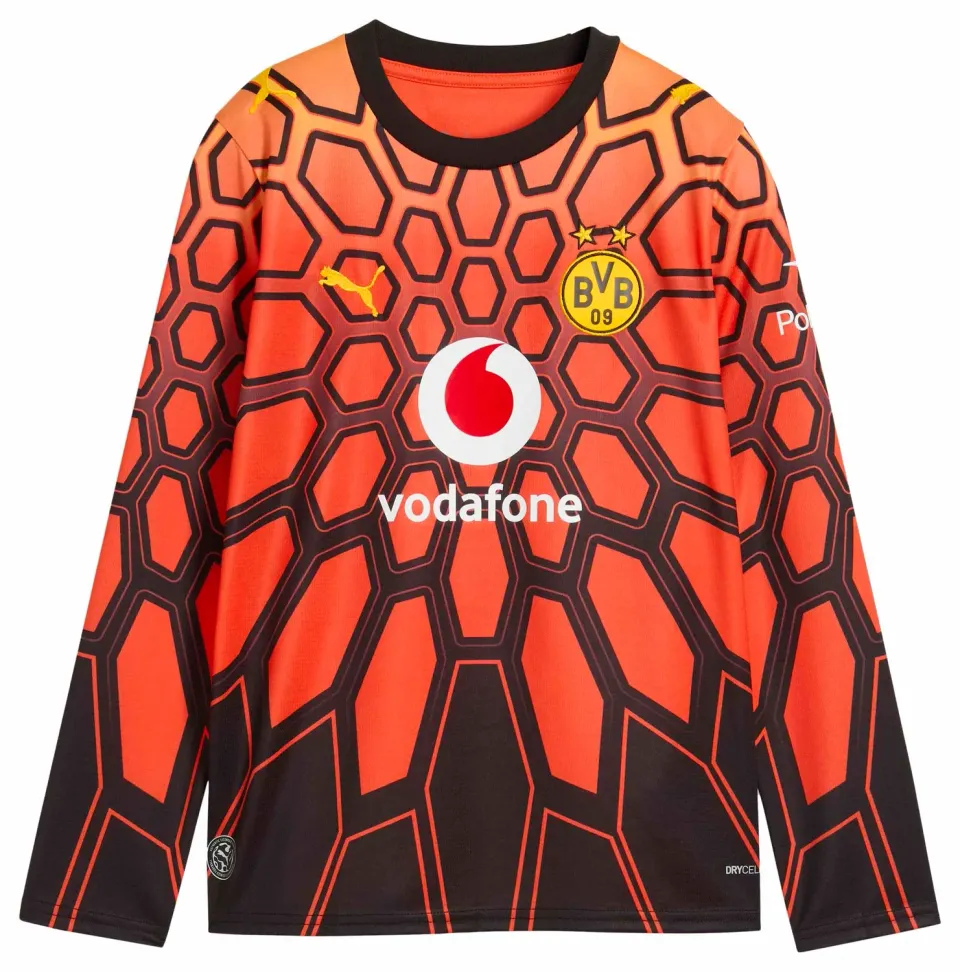 PUMA Borussia Dortmund GK Replica LS Jr 26/27 maglia 140 portiere