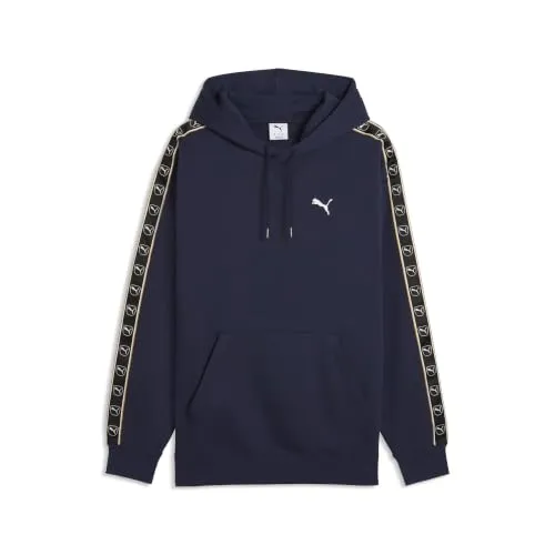 PUMA ESS Elevated Tape Relaxed felpa cappuccio uomo pile