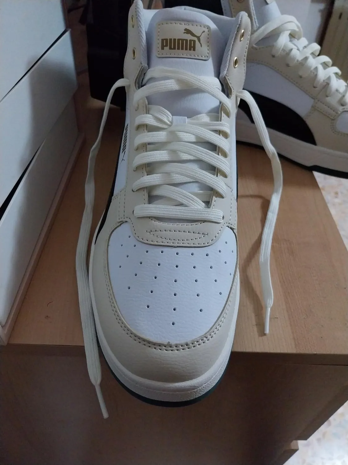 Puma Caven Mid sneakers unisex alte bianche