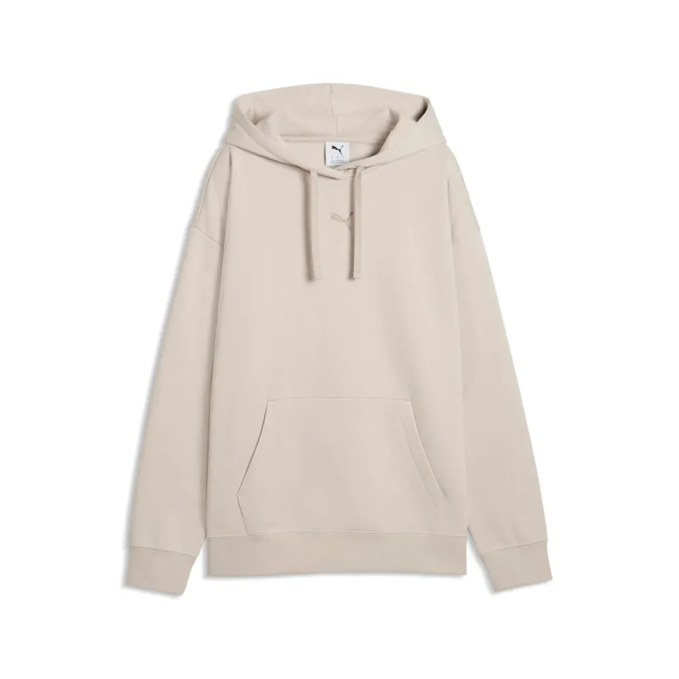 Puma Essentials felpa donna cappuccio pile morbido