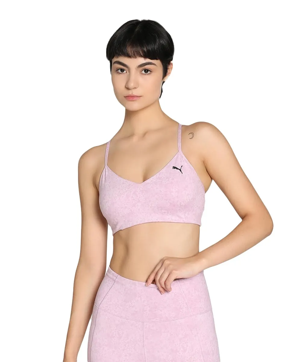 PUMA Move Yogini Bra top donna nero stampa