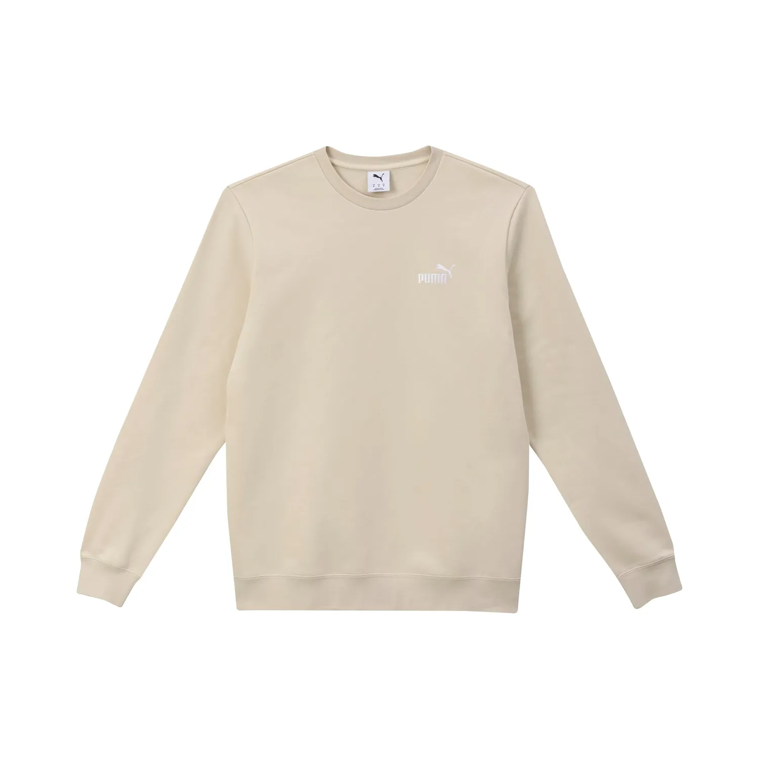 Puma Essentials N.1 felpa girocollo uomo cotone riciclato