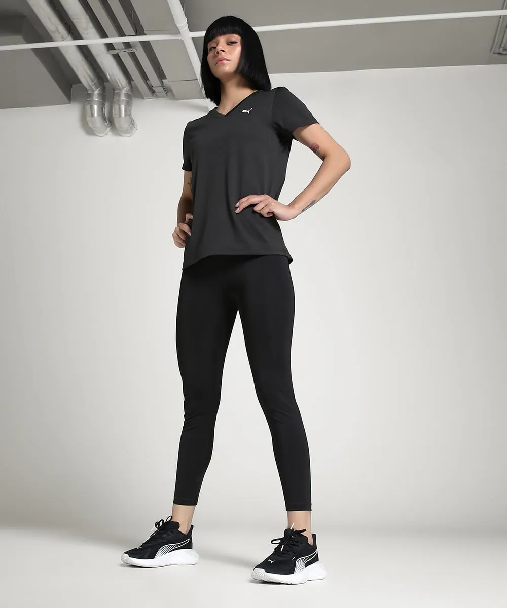 Puma Essential V-Neck maglietta taglia S nera