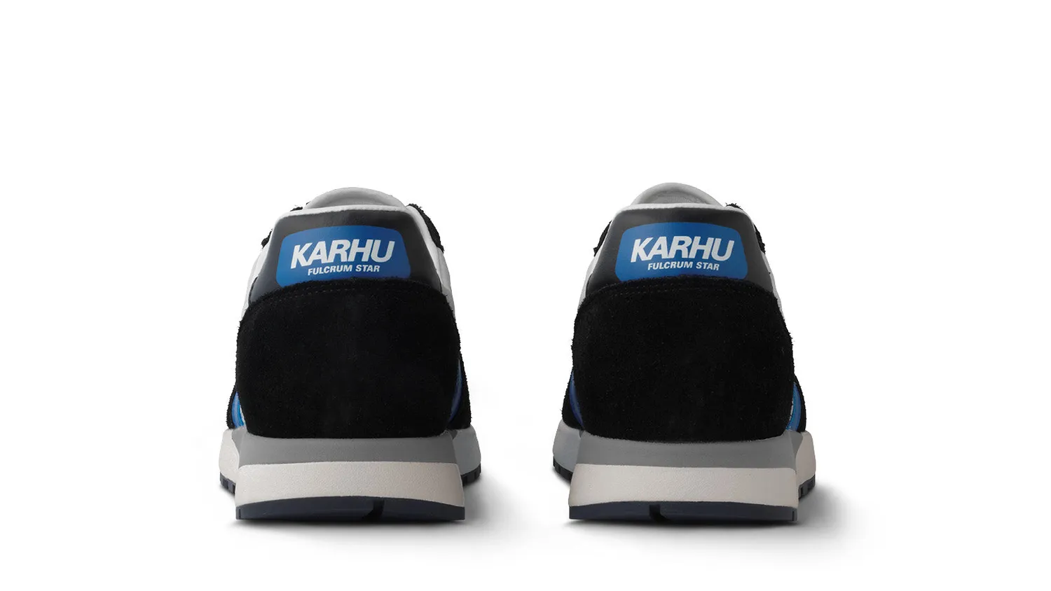 Karhu Fulcrum Star sneakers Jet Black Campanula in camoscio