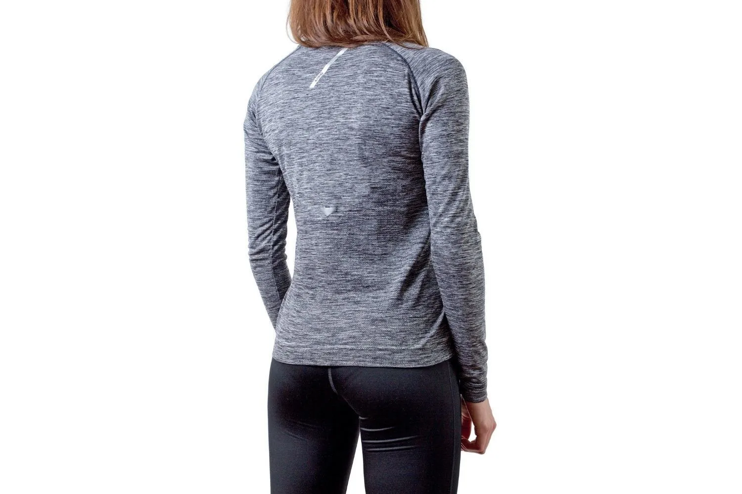 Karhu Fluid Seamless maglia running donna Grey Melange