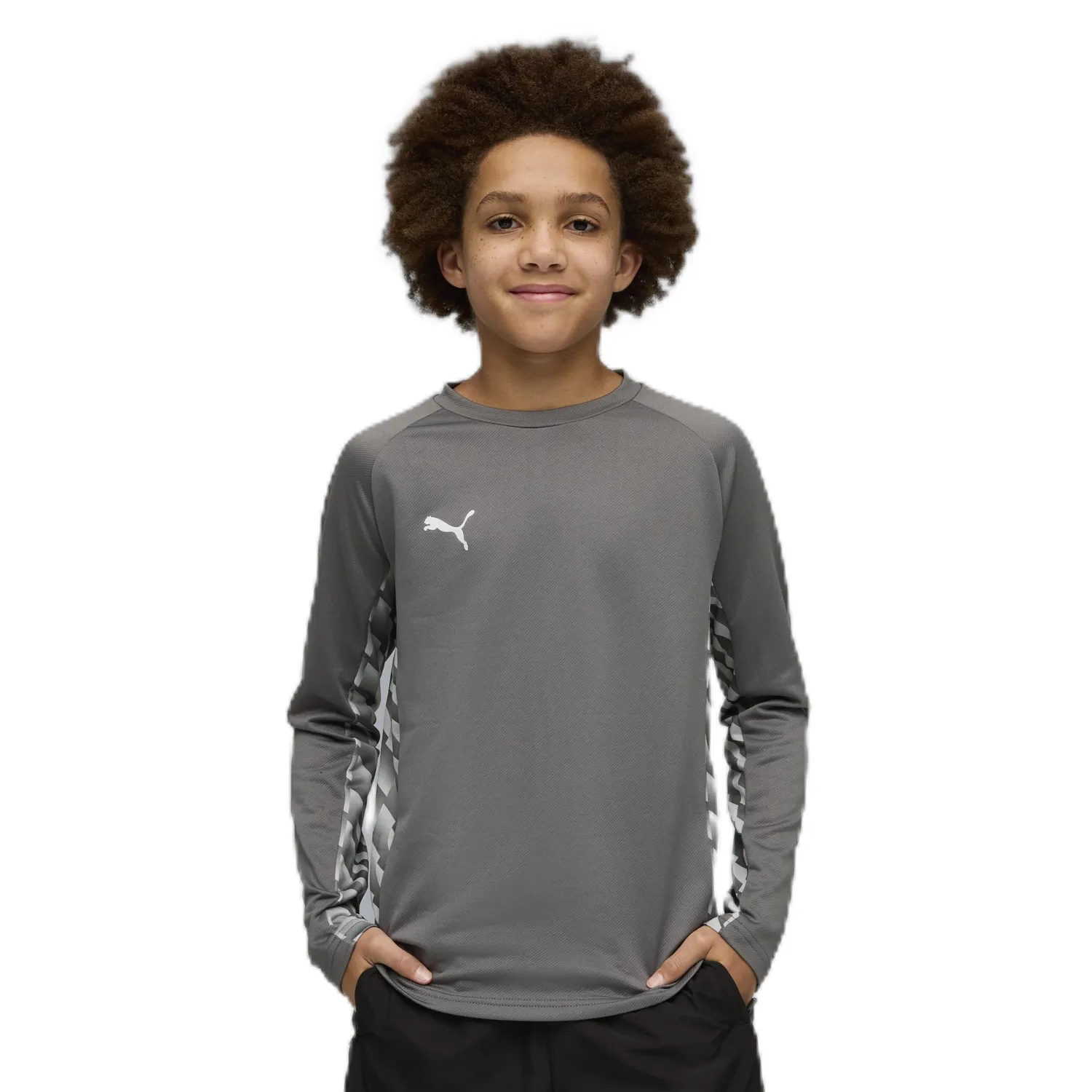 Puma Teamliga26 felpa allenamento calcio junior rossa
