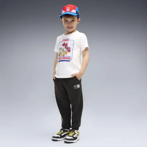 Puma X Transformers pantaloni tuta bambini grigio felpati