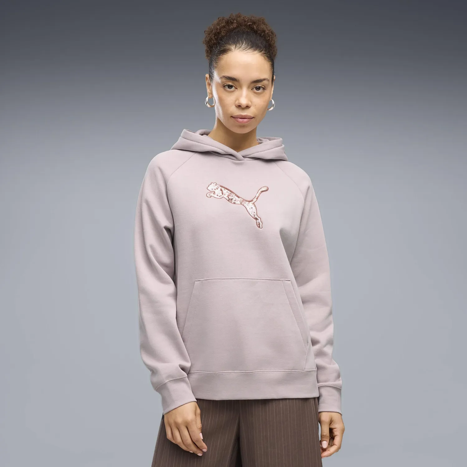 PUMA Essentials Sequins Felpa Cappuccio Donna paillettes