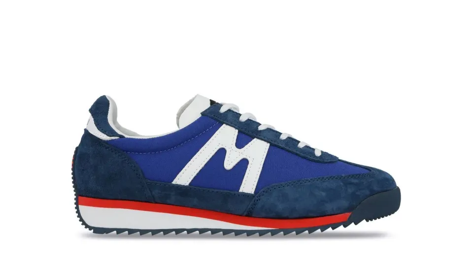 Karhu Mestari 76 scarpe Classic Blue White suede