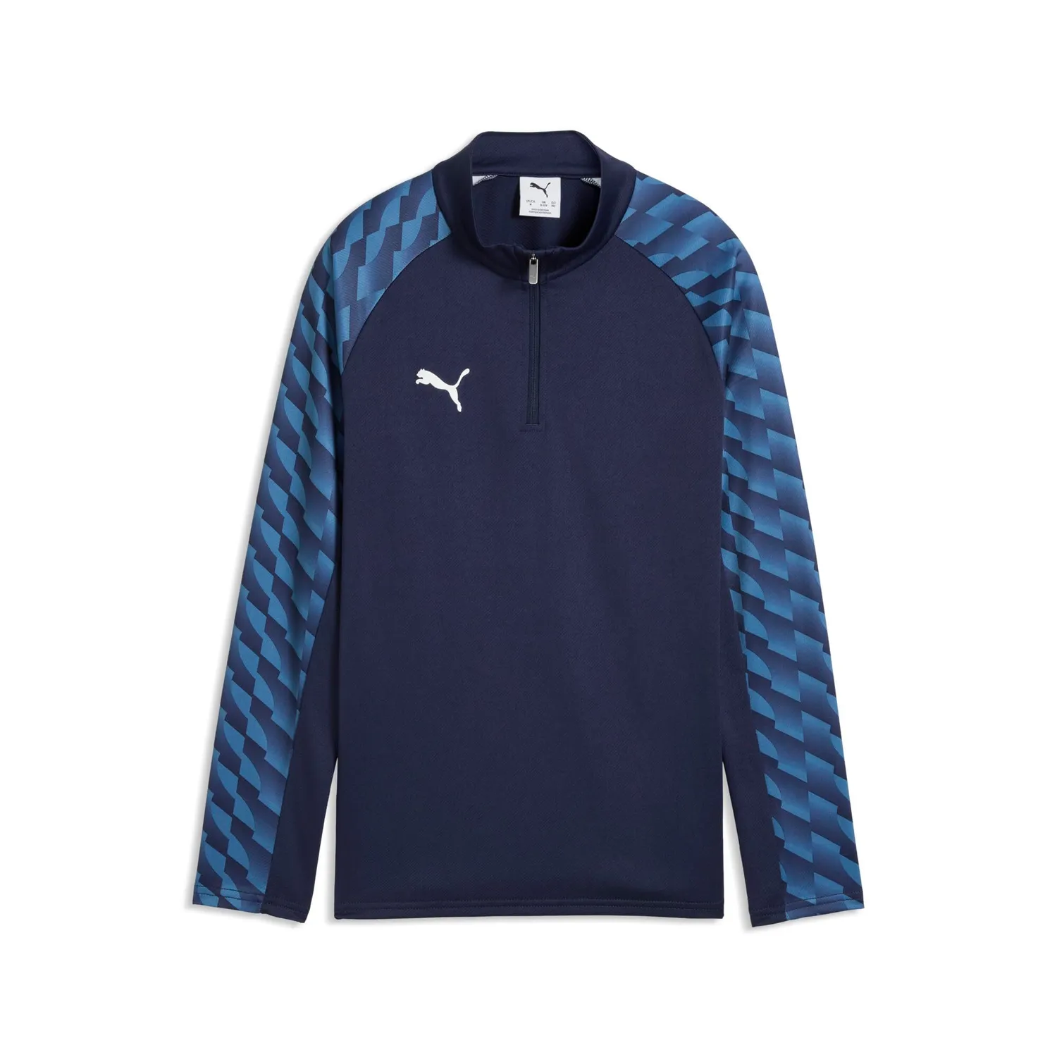 PUMA TeamLIGA26 Training 1/4 Zip Top Jr felpa Faster Yellow calcio