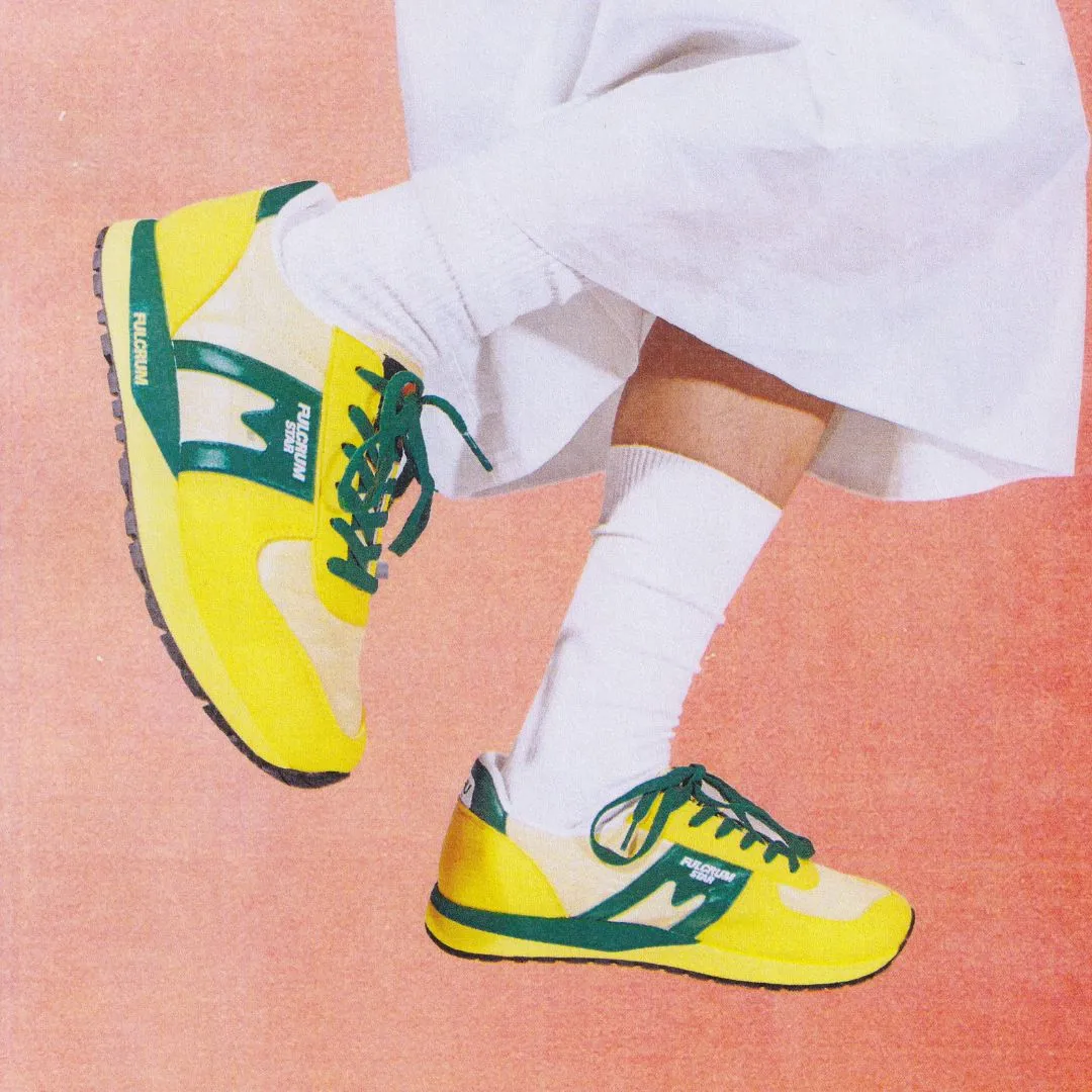 Karhu Fulcrum Star sneakers Aurora Verdant Green vegane