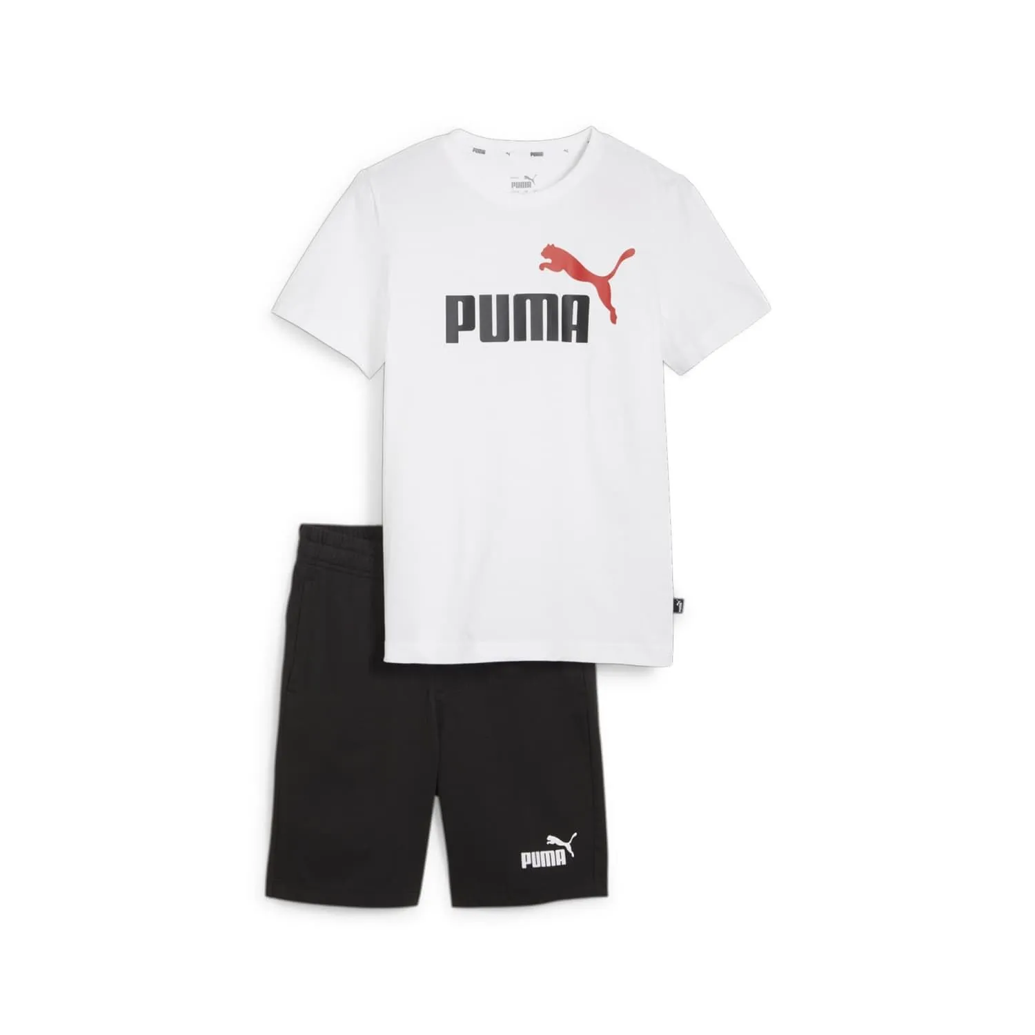 Puma Ess Tee Shorts Set tuta bimbi 3-4 anni cotone