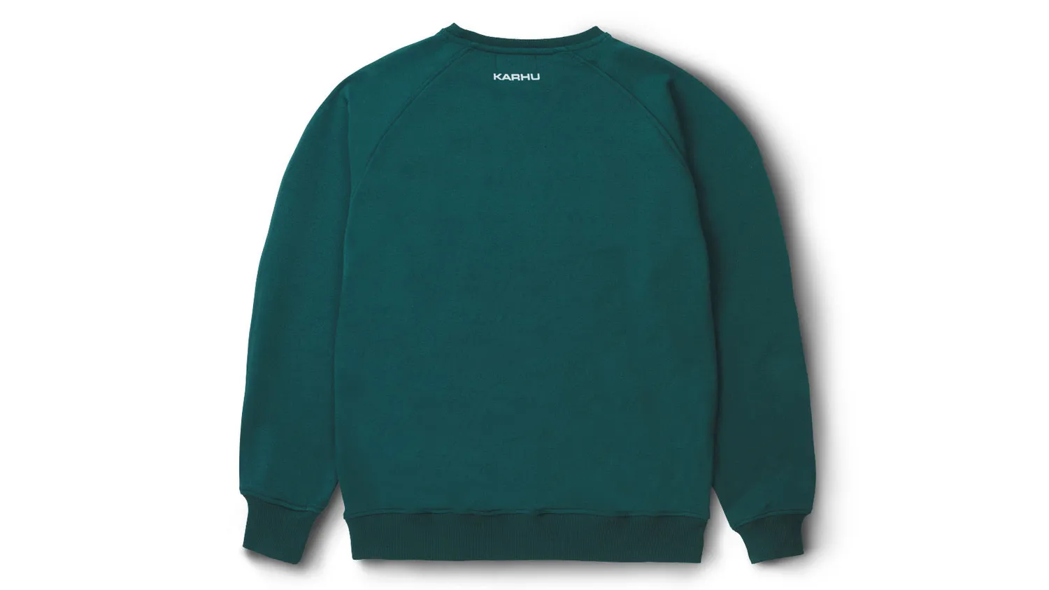 Karhu Trampas Logo felpa unisex verde cotone