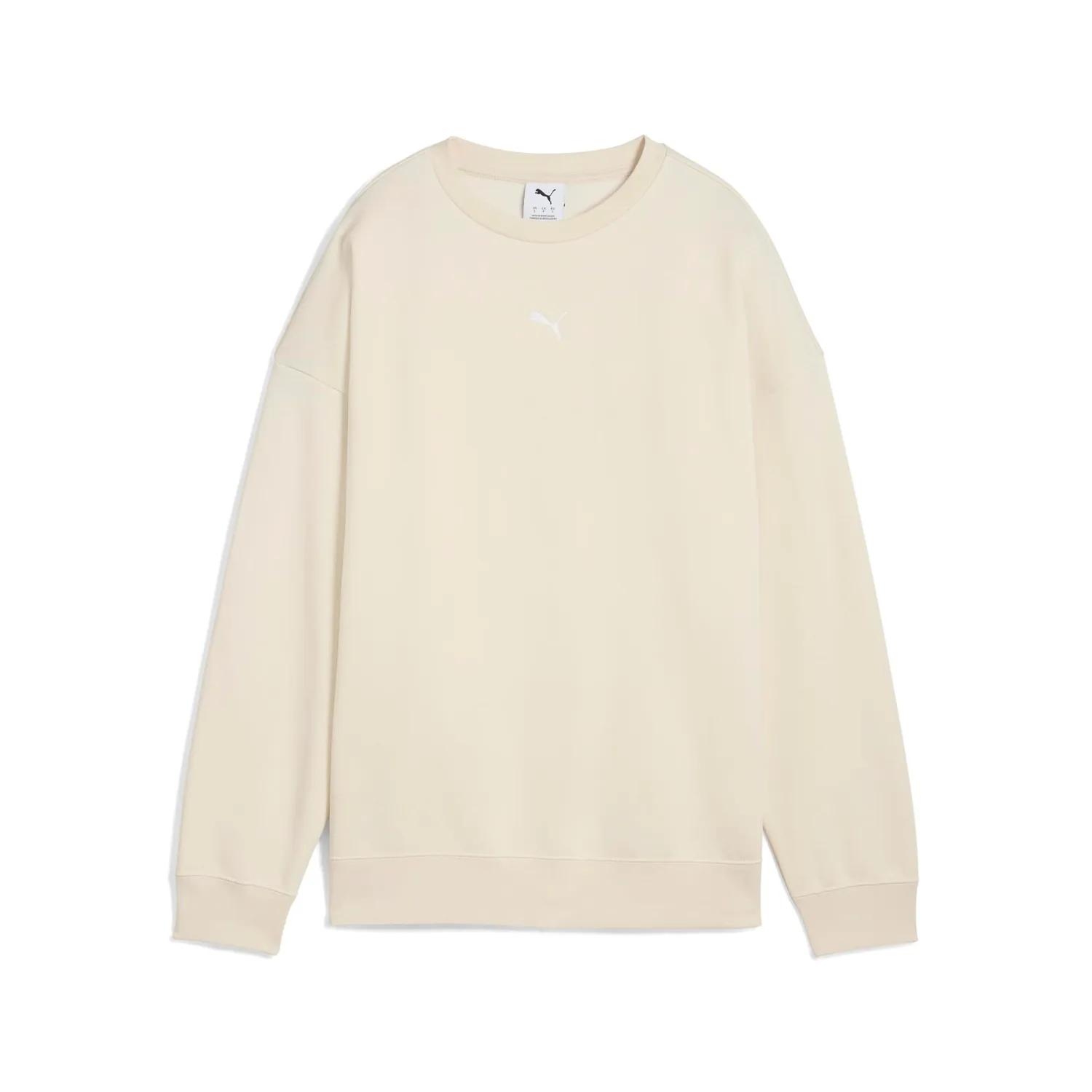 PUMA Essentials felpa donna oversize girocollo
