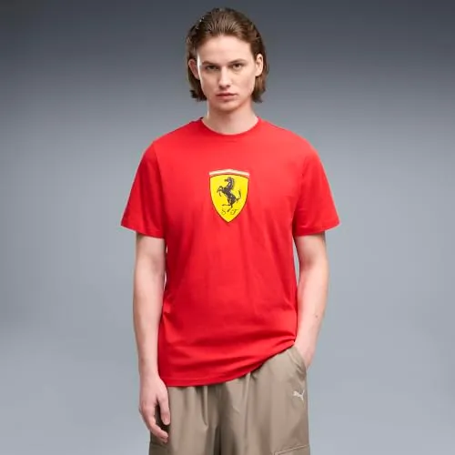 Puma Scuderia Ferrari Coloured Shield T-shirt uomo L rosso