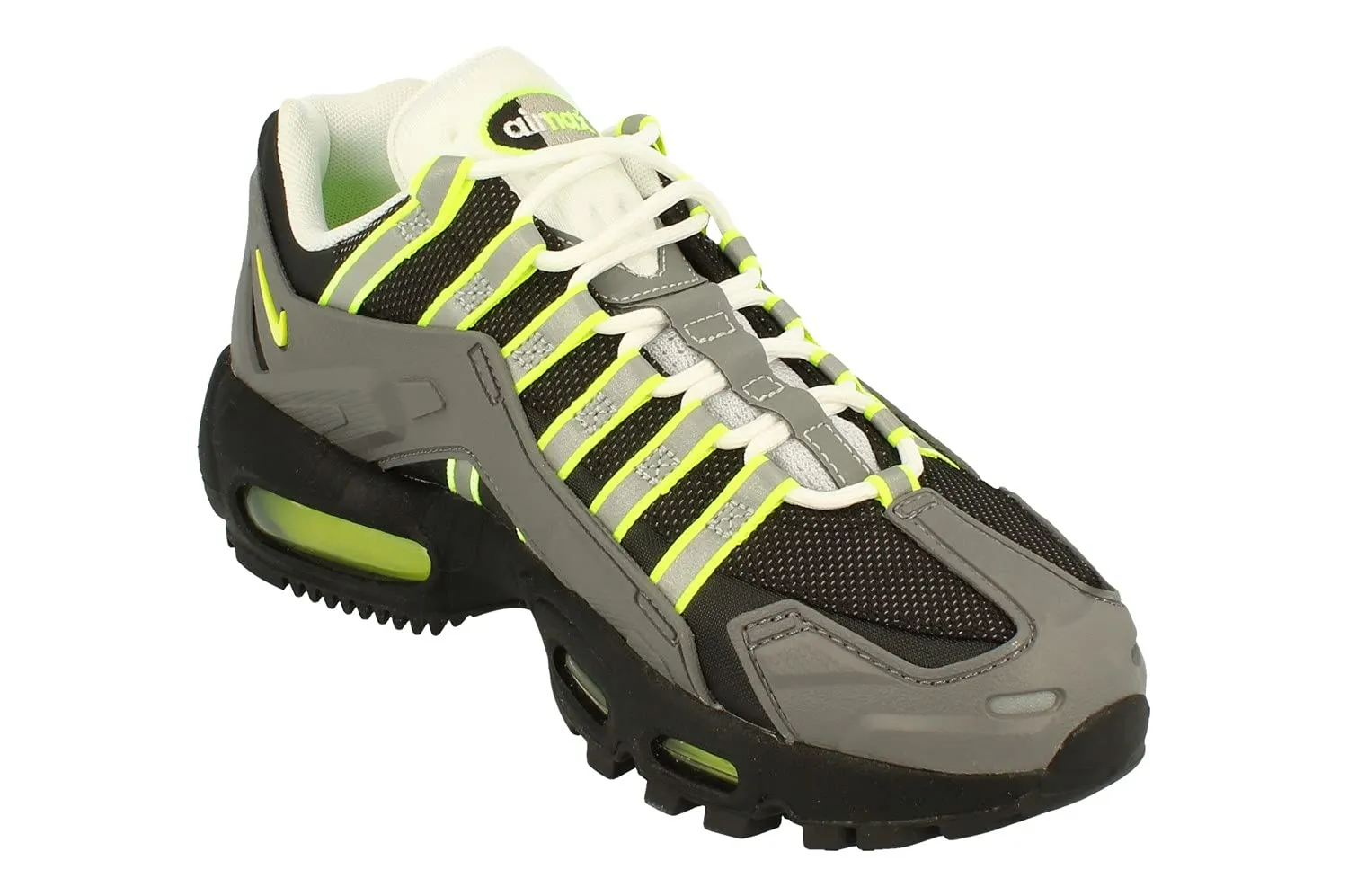 Nike NDSTRKT Air Max 95 CZ3591 sneakers nere giallo neon