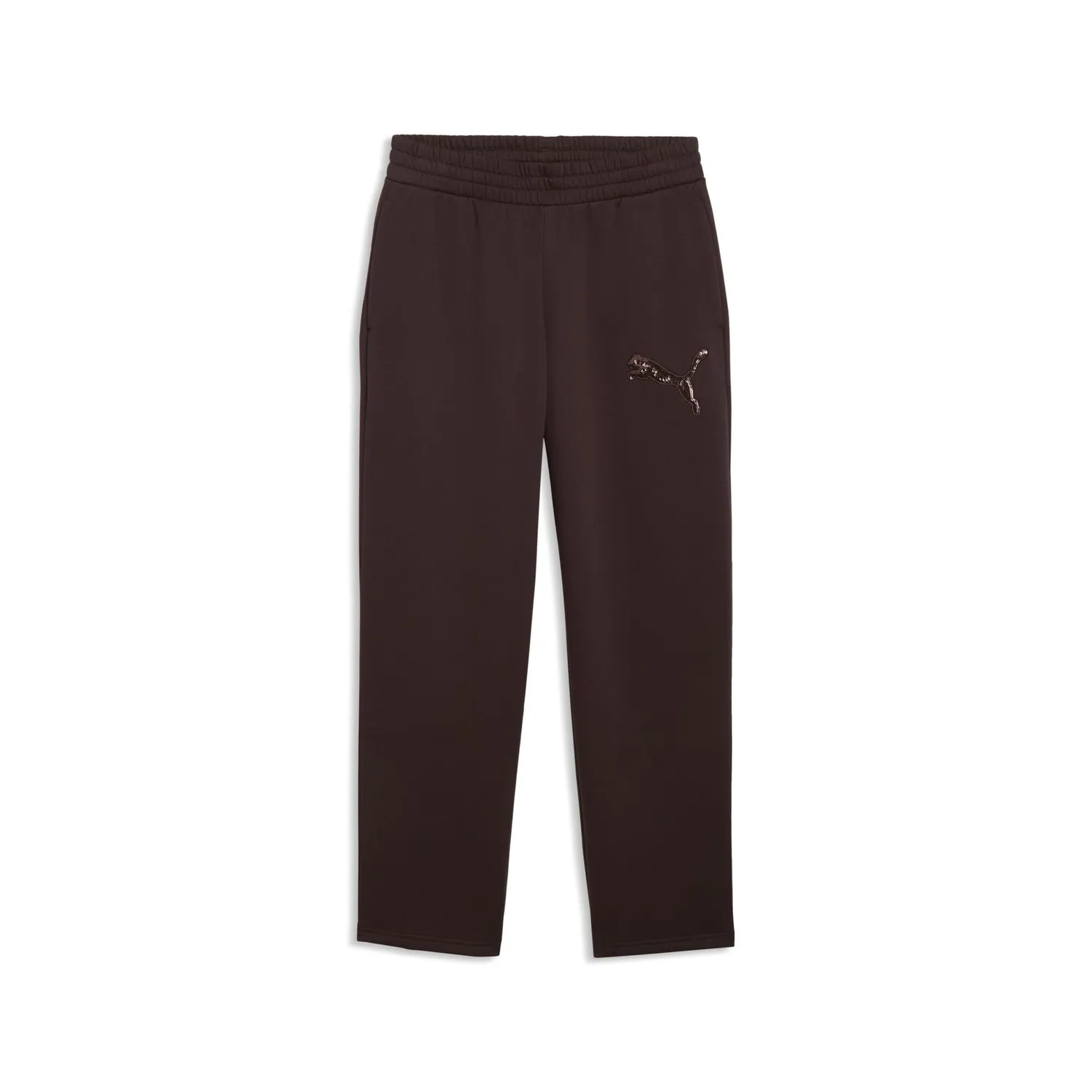 Puma Essentials Sequins Comfort Pants pile donna marrone
