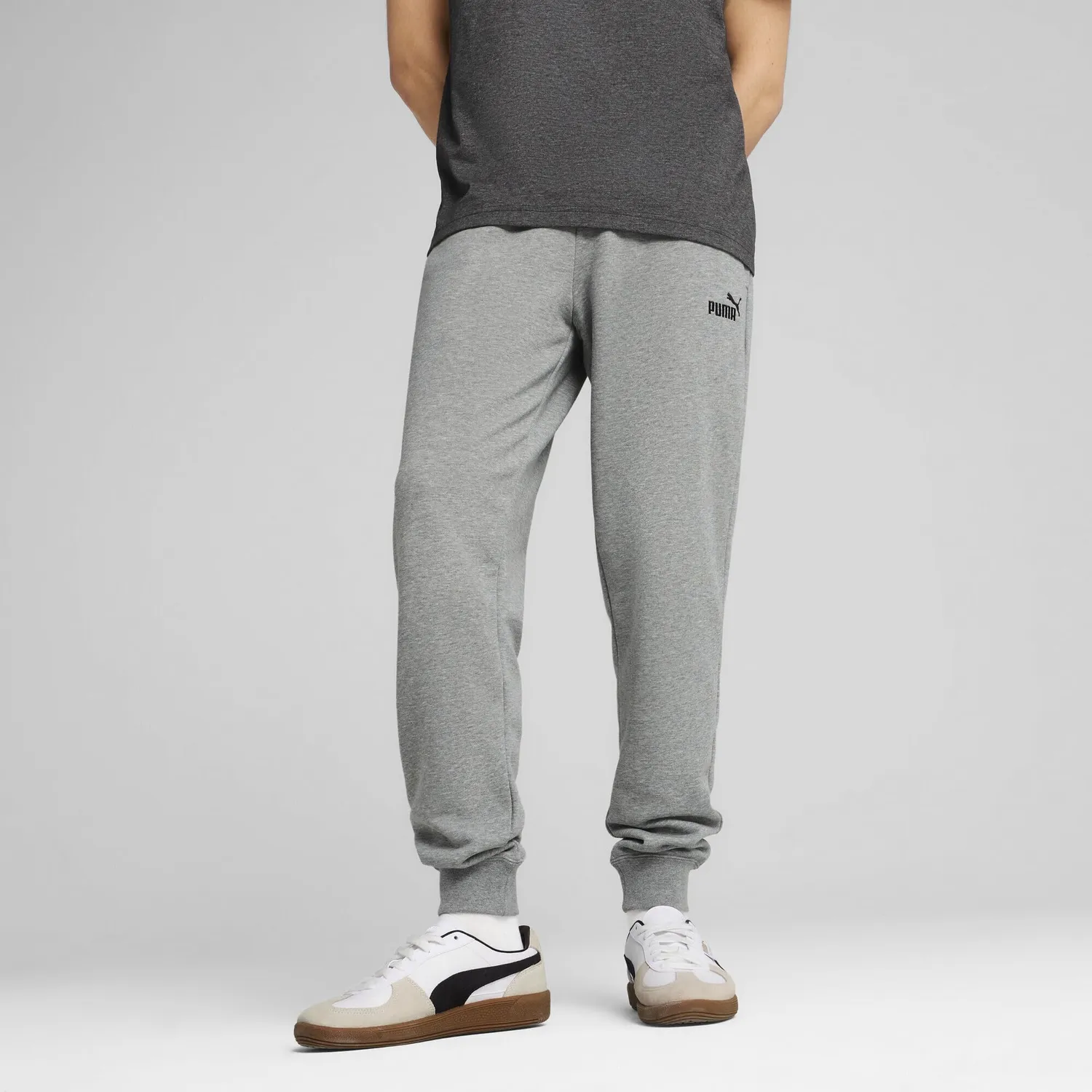 PUMA ESS No.1 Logo TR CL pantaloni tuta grigi taglia S