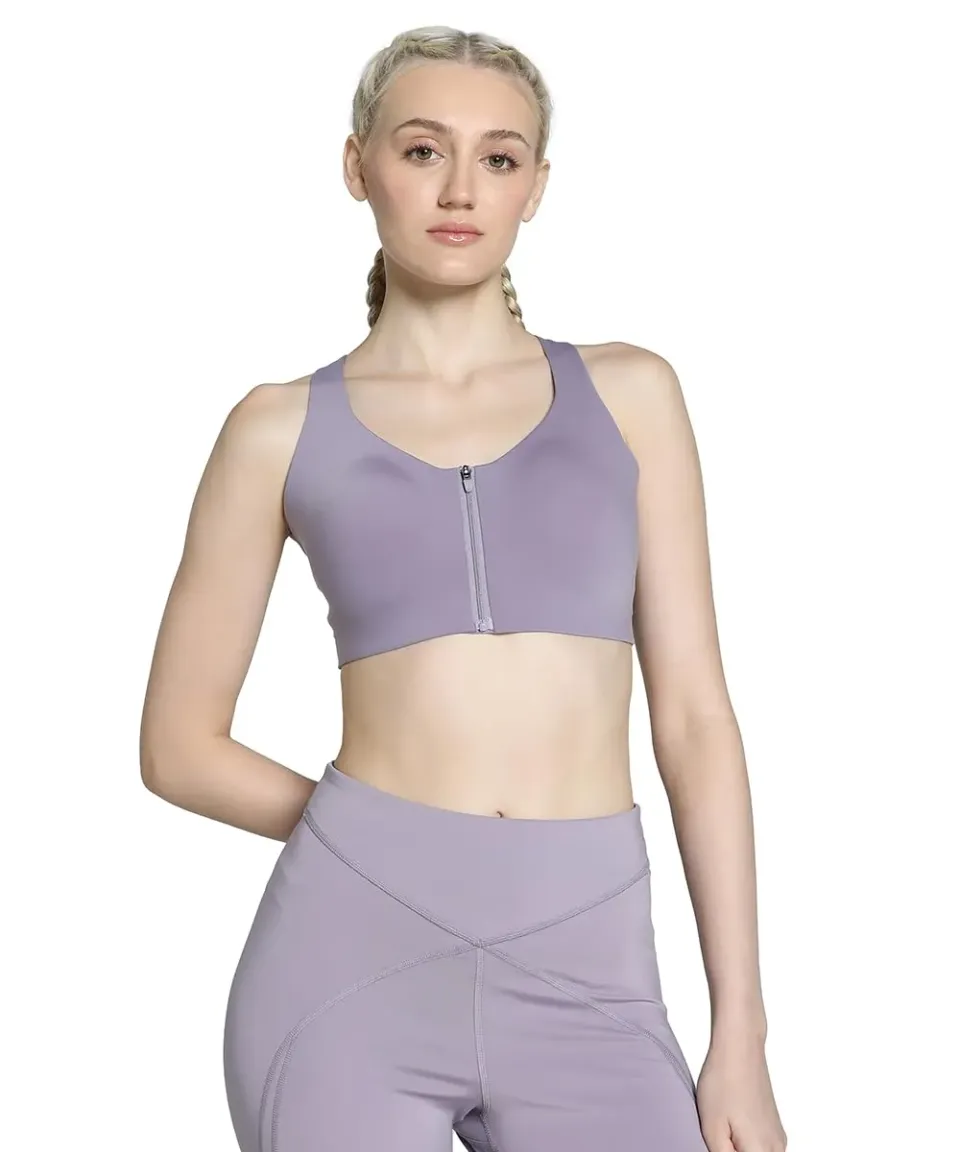 Puma PWR Shapeluxe Bra top sportivo donna rosa pale plum
