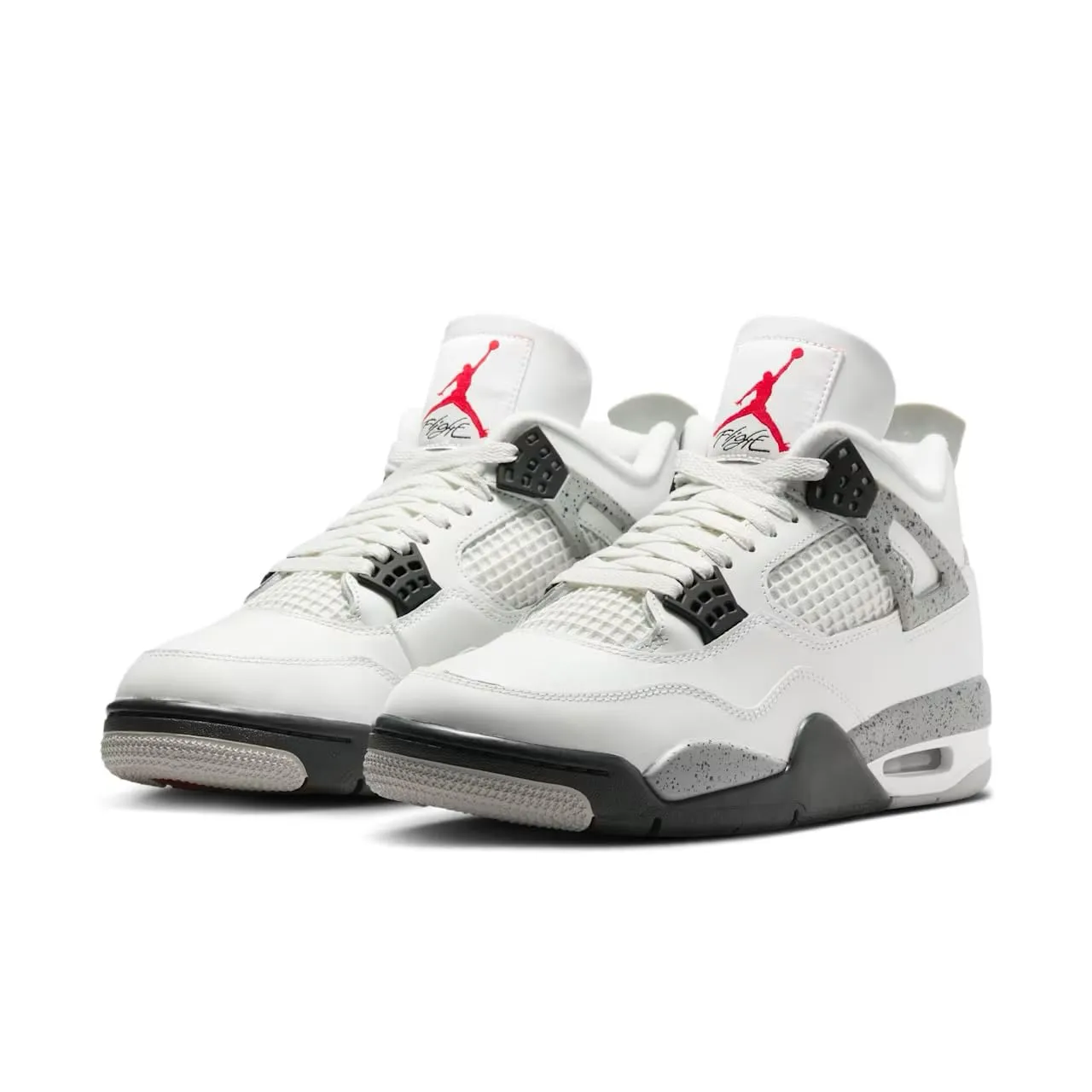 Nike Air Jordan 4 Retro sneakers uomo 47.5 summit white