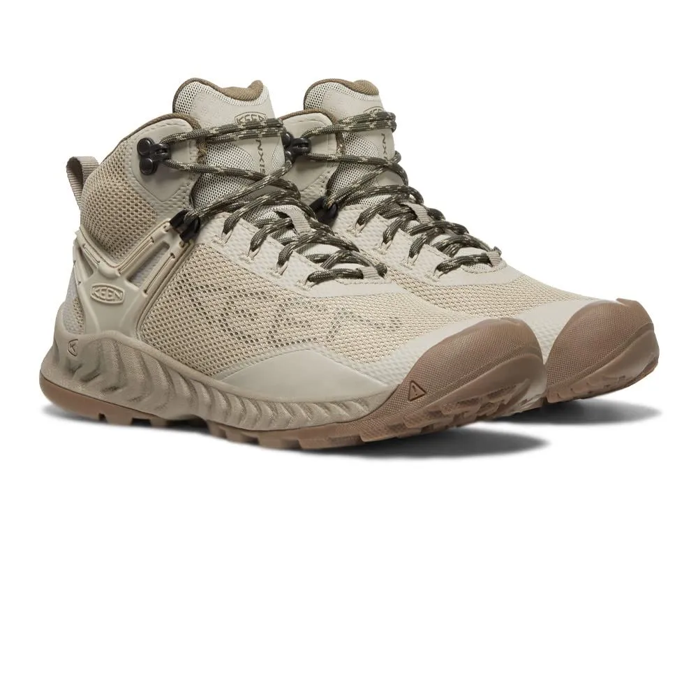Keen Nxis Evo Mid scarponi trekking donna impermeabili grigio