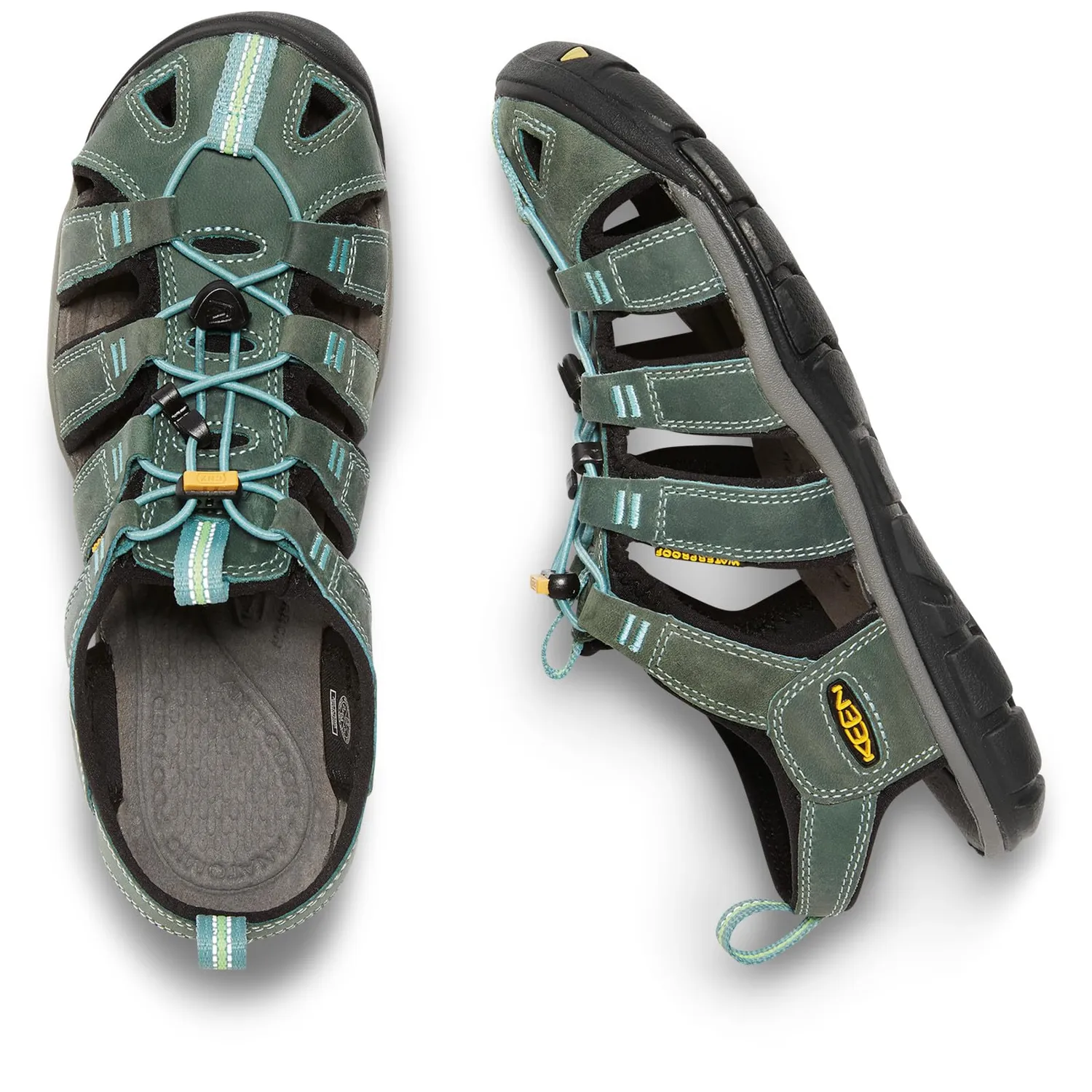 Keen Clearwater CNX sandali donna 39 EU vino pelle