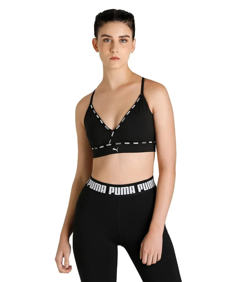 Puma Strong Strappy reggiseno sportivo donna nero basso impatto