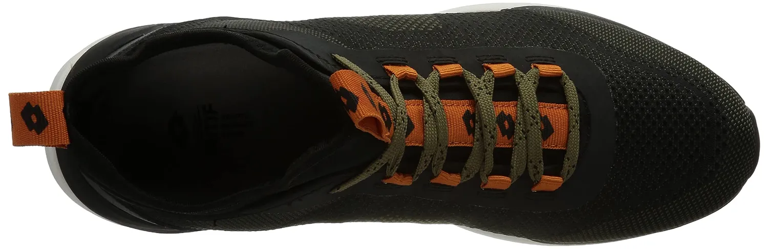 Lotto Escape AMF scarpe uomo marrone e nero memory foam