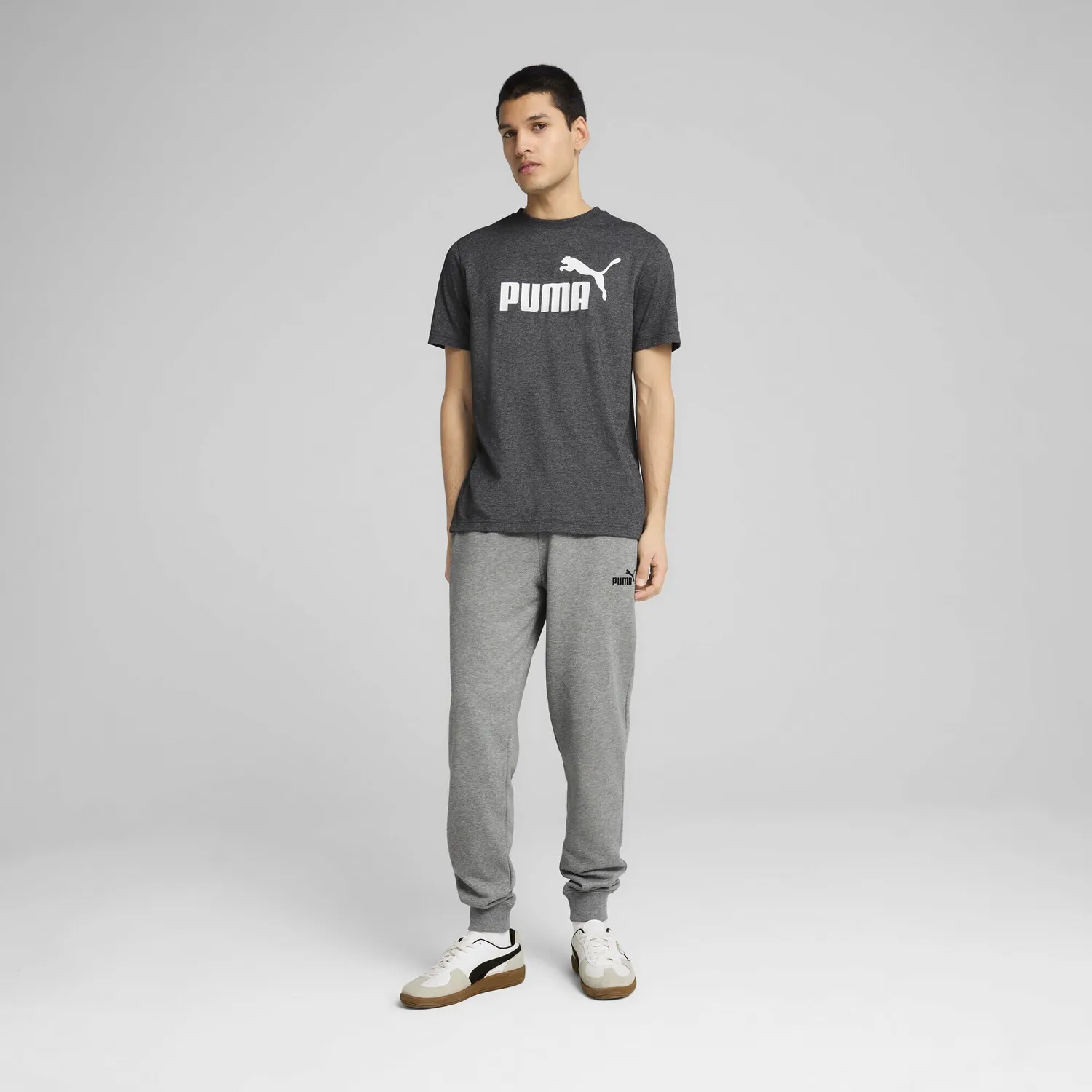 PUMA ESS No.1 Logo TR CL pantaloni tuta grigi taglia S