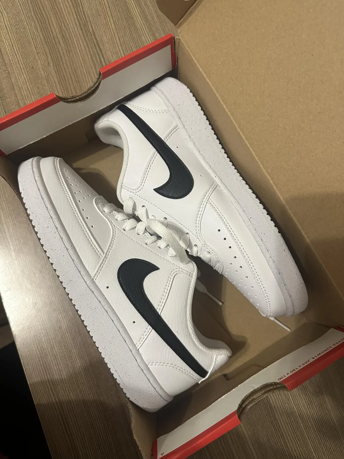 Nike Court Vision Low sneakers bianco nero 38.5 EU