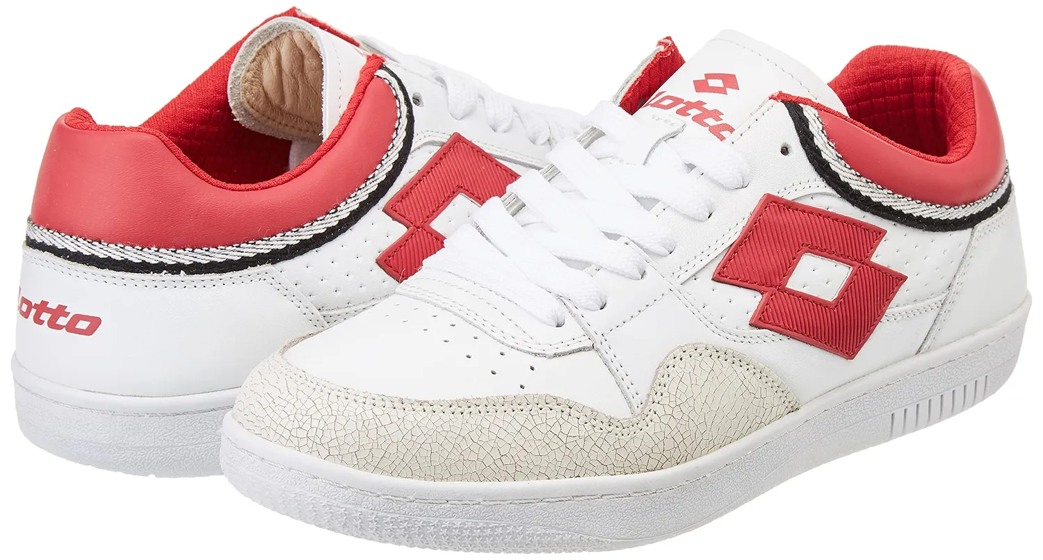 Lotto T-Icon sneakers uomo 45 pelle bianca tennis