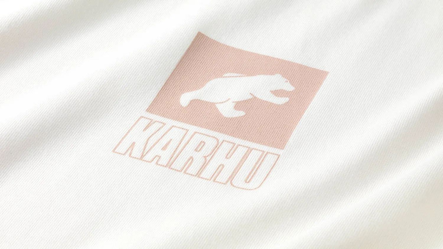 Karhu Sport Bear Logo t-shirt cotone sugar swizzle
