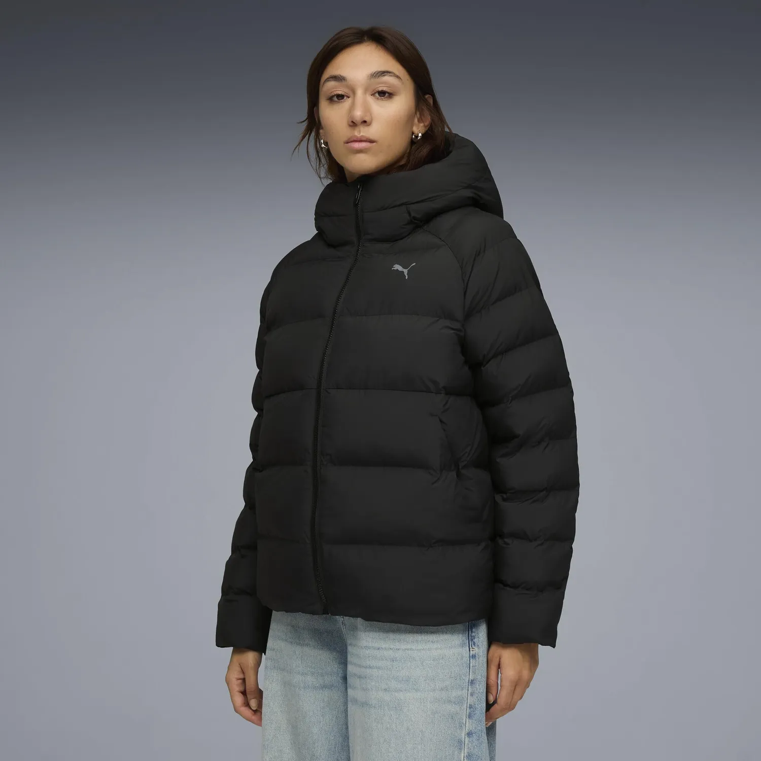 PUMA Mono Hooded Jacket giacca isolata donna taglia L invernale