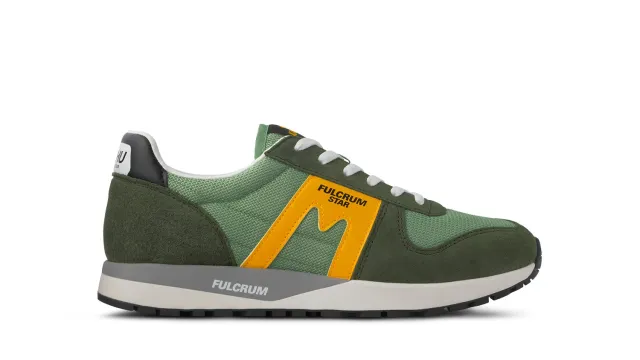 Karhu Fulcrum Star sneakers Thyme Saffron camoscio
