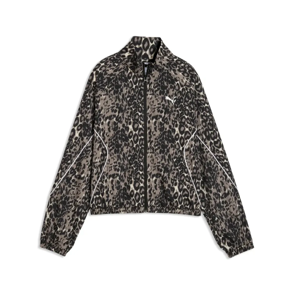 Puma Sport Animal Relaxed AOP giacca tessuto donna zip