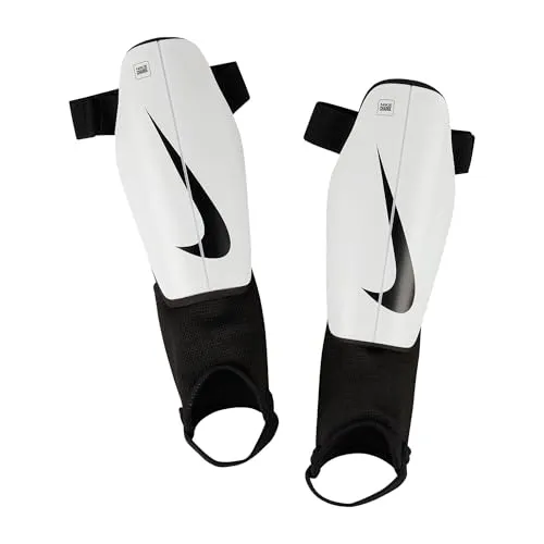 Nike Charge parastinchi calcio bimbi M bianco nero