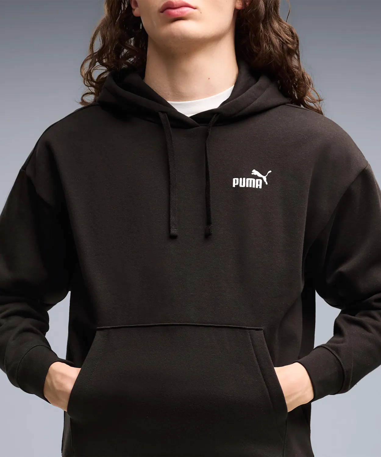 PUMA Ess Small No.1 Logo felpa cappuccio XS cotone